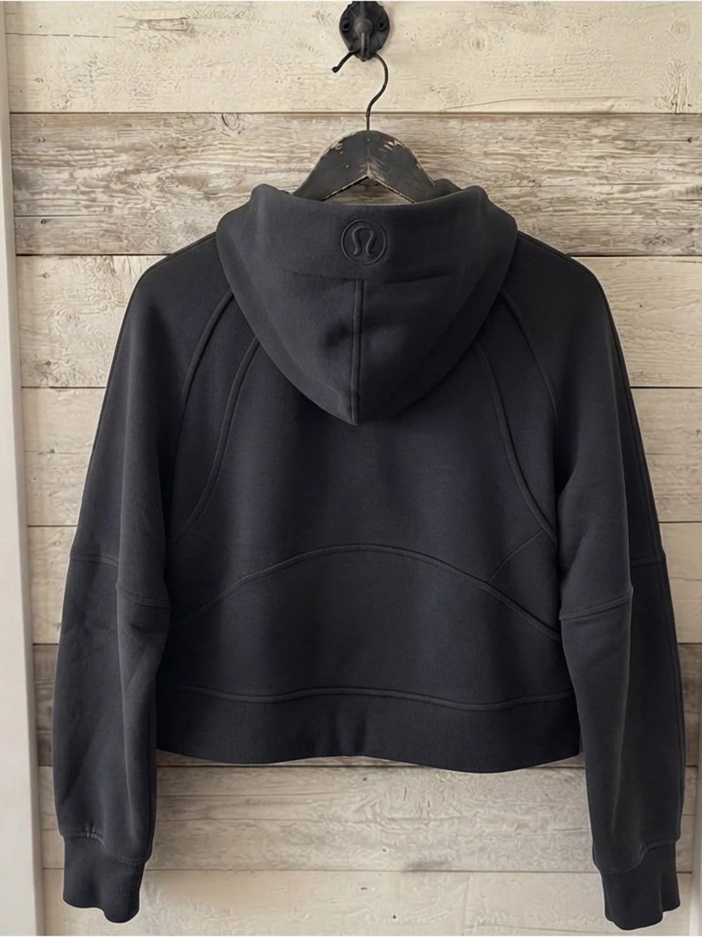 Lululemon Scuba Oversized 1/2 Zip Hoodie M/L (medium/ large) BLACK